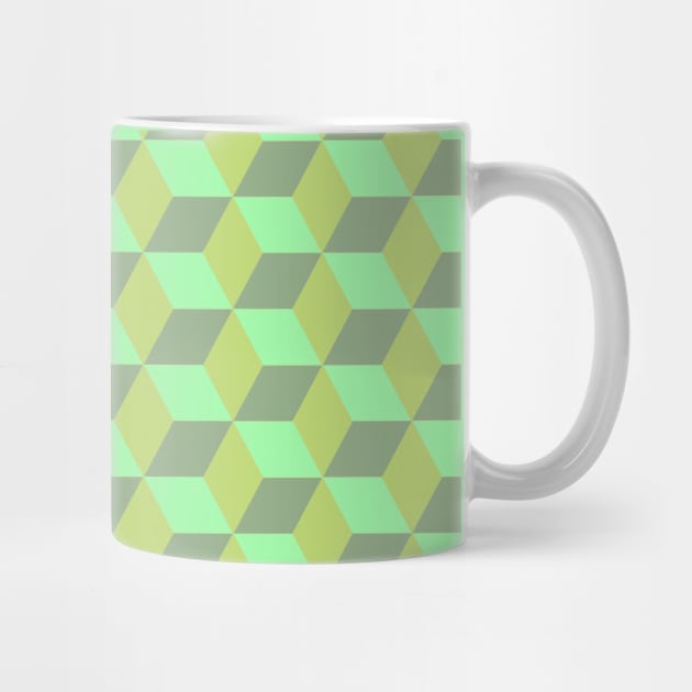 Geometric design- green by mockingjaeart